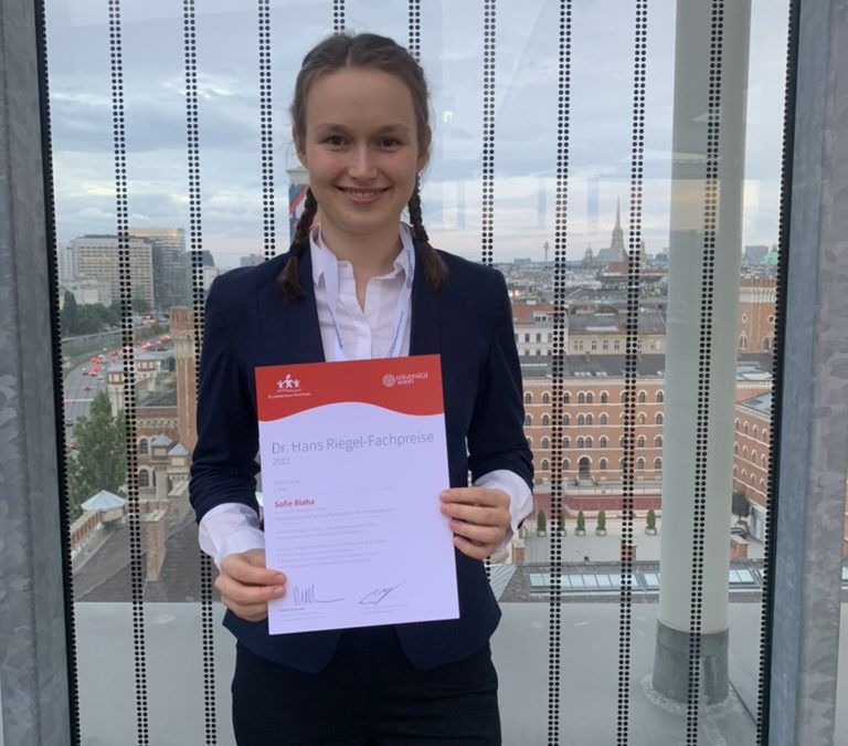 Dr. Hans Riegel Fachpreis VWAs 2022